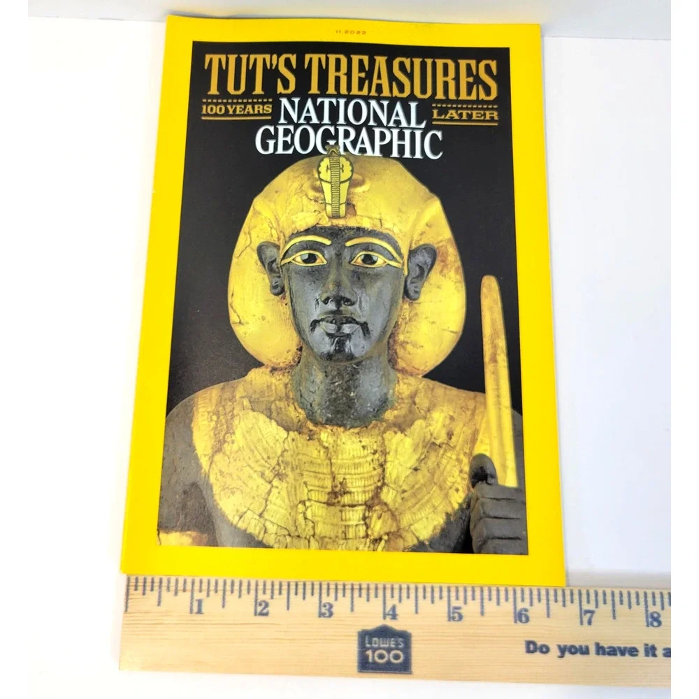 National Geographic Magazine Tut's Treasures November‎ 2022 Egypt History Issue